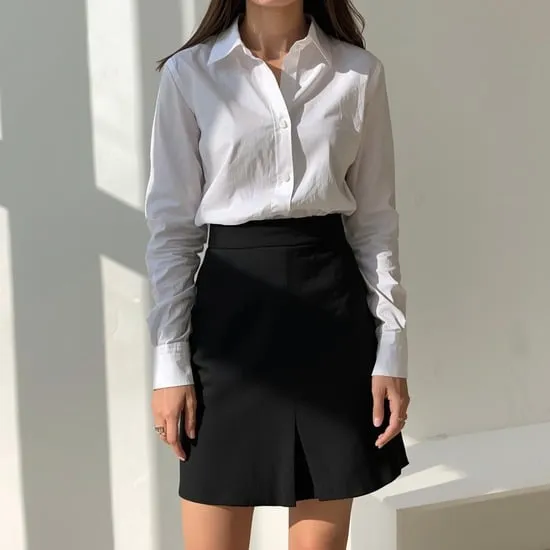 15 chic black skirt outfit ideas IMG01