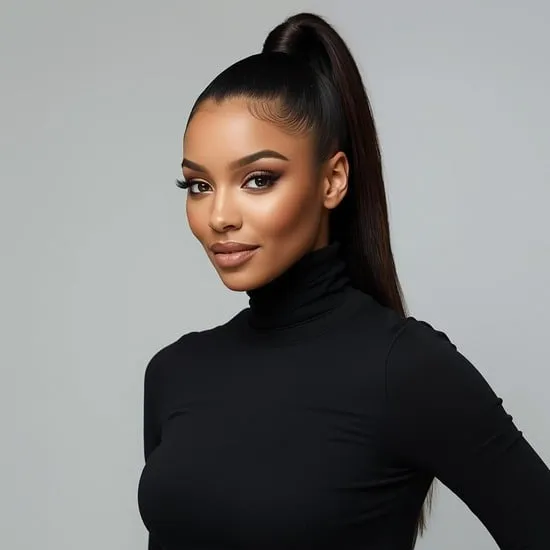 13 stunning turtle neck hairstyles IMG03