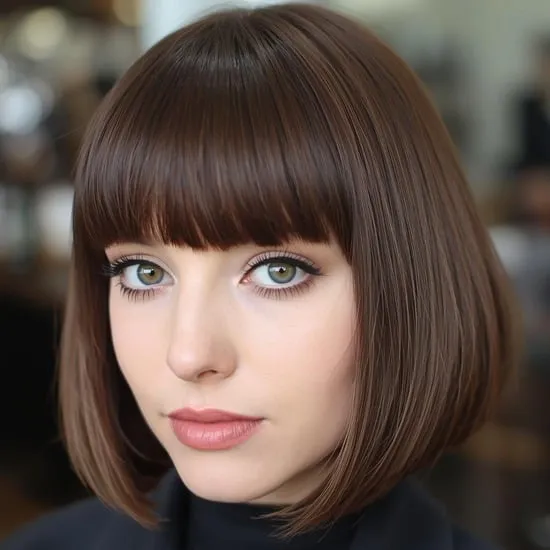 14 bangs ideas for round faces IMG07