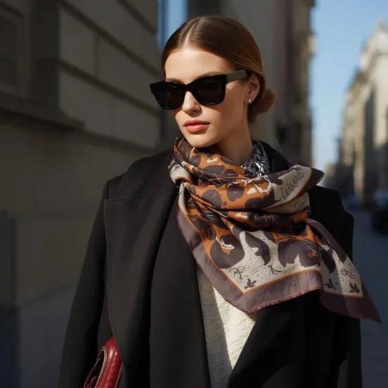 10 chic ways to style a scarf IMG08