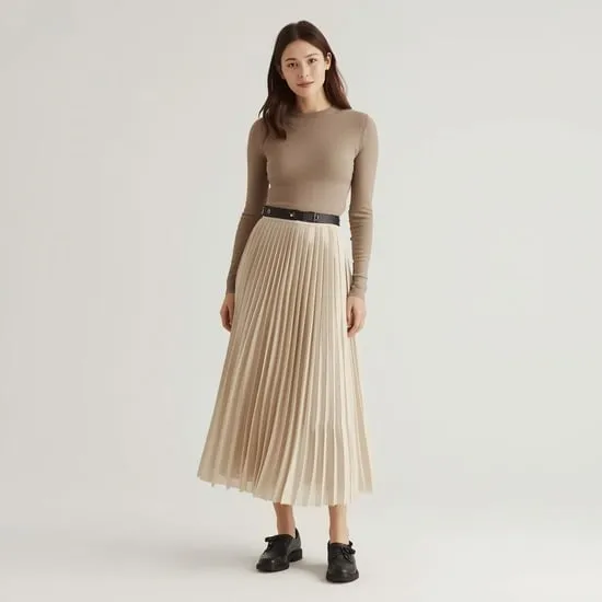 12 long skirt outfits for winter IMG09