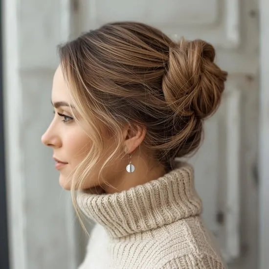 13 stunning turtle neck hairstyles IMG12