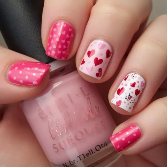 15+ trendy valentines day nail design IMG16