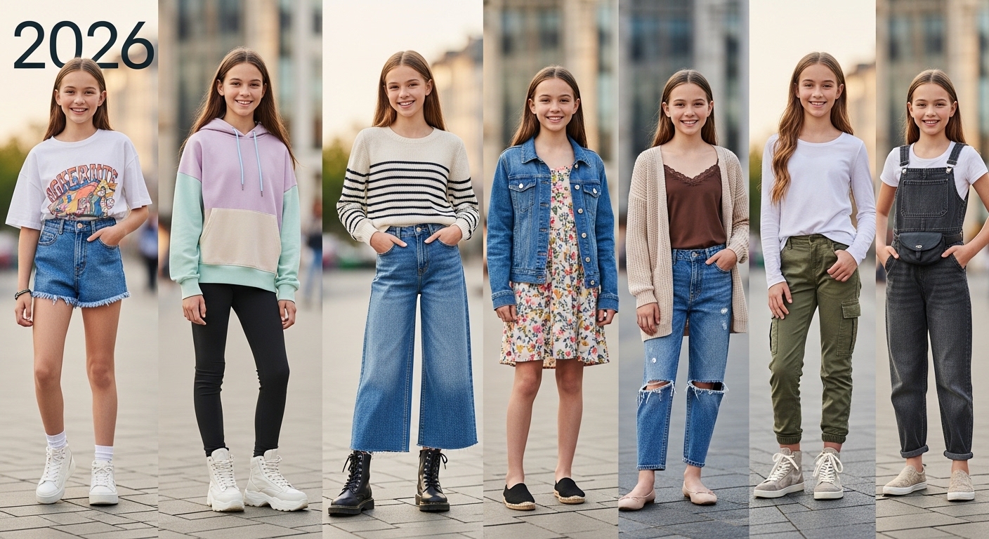 Simple Everyday Fashion Looks for Girls 2026