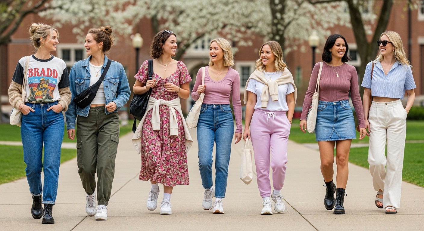 Casual Outfit Ideas for College Girls 2026